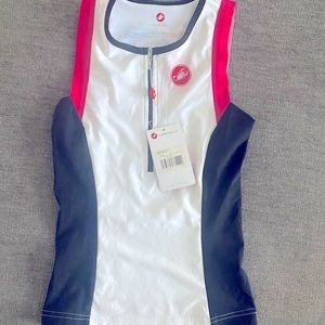 Rosso Corso Womens Sleeveless Cycling Jersey Limited Edition